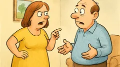 Vic: Žena možu razlaga, da je shujšala