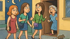 Vic: Barbara in Suzana se vračata z diskoteke