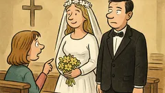 Vic: Mami, zakaj je nevesta v belem?