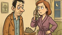 Vic: Mož se šele zjutraj vrne domov