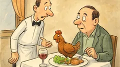 Vic: Natakar, mi lahko kuhar še zapeče piščanca?