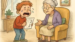 Vic: Janezek pride iz šole z obvestilom