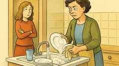 Vic: Hčerka pravi mami, da bi šla nekam