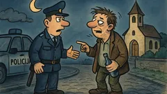 Vic: Policist ob štirih zjutraj ustavi pijanca