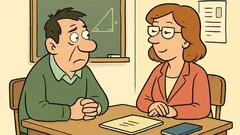 Vic: Oče na roditeljskem sestanku vpraša učiteljico