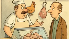 Vic: Dajte mi kilo perutničk v mesnici