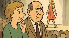 Vic: Na modni reviji se žena obrne