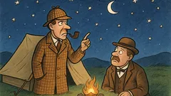 Vic: Sherlock Holmes ponoči zbudi Watsona v šotoru
