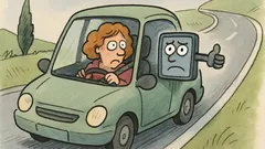 Vic: Ena ženska tako slabo vozi, da...