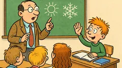 Vic: Učitelj razlaga v vročini se stvari širijo