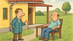 Vic: Milivoj pride mimo hiše Radkomirja