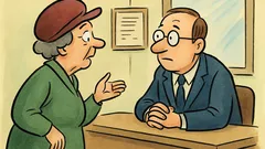 Vic: "Koliko let imate, gospa?" vpraša uradnik