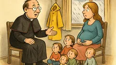 Vic: Župnik vpraša gospo Petrič, zakaj spet...