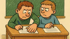 Vic: Z roko sem prekrival test, da...