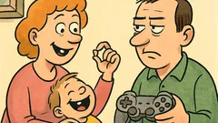 Vic: Dragi, najin otrok je izgubil zobek…