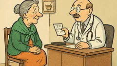 Vic: Gospa Angelca zaradi prehlada pri zdravniku