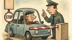 Vic: Starec se pripelje na mejni prehod