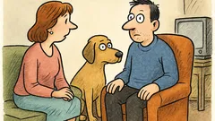 Vic: Poznaš razliko med možem in psom?