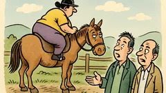 Vic: Moja žena je zaradi hujšanja začela jahati