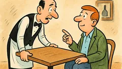 Vic: Natakar reče, da je miza rezervirana...