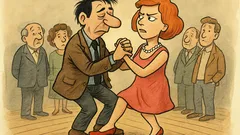 Vic: Jože že tretjič stopi soplesalki na nogo