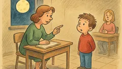 Vic: Učiteljica vpraša Janezka o poroki