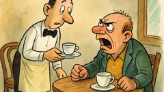 Vic: Natakar, kakšno kavo ste mi prinesli?