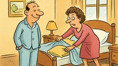 Vic: Mož vstane dobre volje, žena pa...