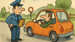 Vic: Policist ustavi voznika zaradi prehitre vožnje