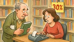 Vic: Rudi pride v knjigarno po popust