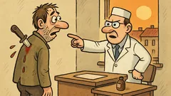 Vic: Zdravnik reče zabodenemu moškemu ob sedmih