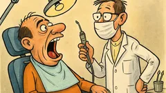 Vic: Zobozdravnik pacientu: "Ni vam treba..."