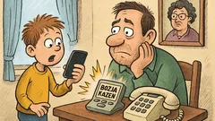 Vic: »Oči, telefon ti zvoni!«