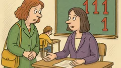 Vic: Mama vpraša učiteljico v šoli, zakaj...