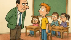 Vic: Učitelj v razredu vpraša, kdo neumen