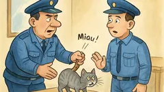 Vic: Komandir razlaga novemu policistu o mačku