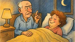 Vic: Ostareli mož reče ženi: »Kdor je pošten«