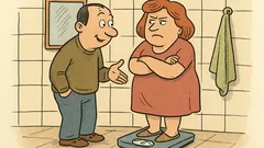 Vic: Povej mi, koliko tehtaš, reče on radovedno