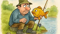 Vic: En model ulovi zelo debelo ribico