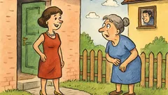 Vic: Stopim iz hiše in že soseda…