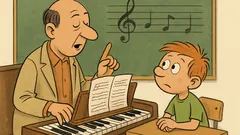 Vic: Med uro glasbene vzgoje učitelj vpraša