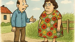 Vic: Včeraj sem videl sosedo v obleki