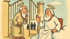 Vic: Sveti Peter pride k Bogu in ...