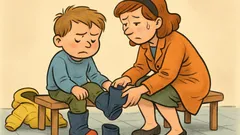 Vic: Vzgojiteljica opazuje malčka v vrtcu