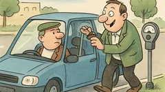 Vic: Košir sedi v avtu na parkirišču