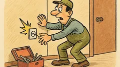 Vic: Zadnje besede električarja: Ta je pa