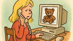 Vic: Blondinka pokliče računalniško pomoč in reče