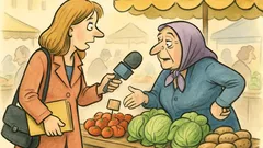 Vic: Novinarka po tržnici hodi in sprašuje