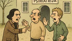 Vic: Na dvorišču psihiatrične klinike se