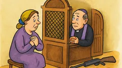 Vic: Ženska pri spovedi reče župniku, da je mož